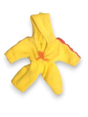 1980's Strawberry Shortcake Berry Quick Yellow Jogging Outfit